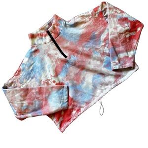 Tie dye Cropped Longsleeve Sweatshirt